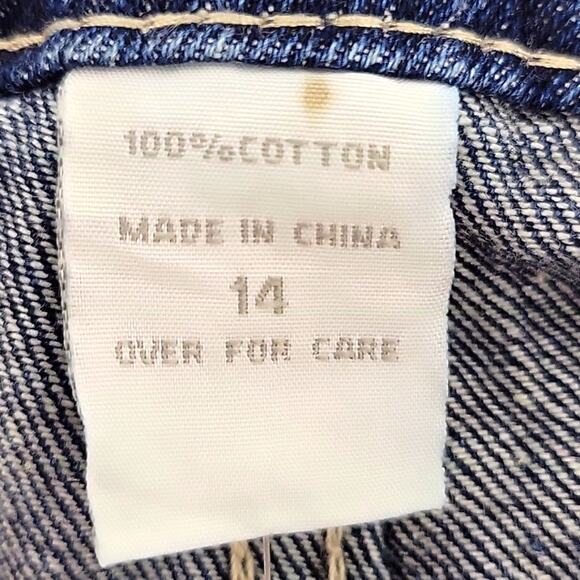 Curvy Girl by Ashley Stewart Distressed Jeans High Rise Straight Leg Size 14 - Picture 7 of 8